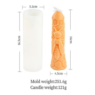 3D Honeycomb Silicone Candle Mold Phosgene