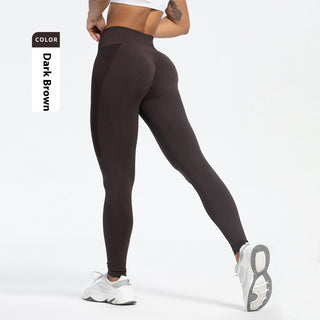 European And American Sports Seamless Hip Raise Yoga Pants Women Phosgene