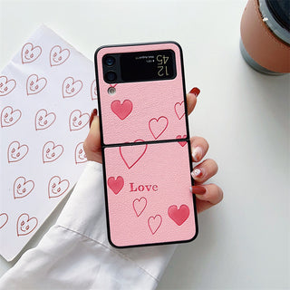 Suitable Z Flip3 Love Phone Case Ultra-thin Anti-drop - Phosgene