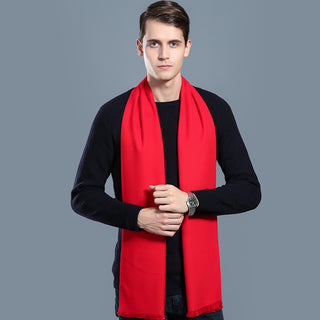 Simple Plaid Warm Keeping Artificial Cashmere Scarf - Phosgene