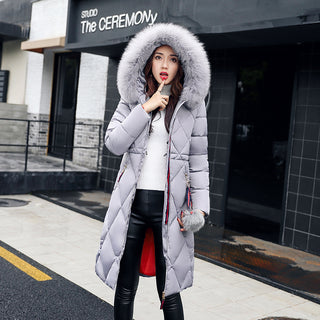 Winter Women's Clothing Korean Style Cotton-padded Overknee Lengthened - Phosgene