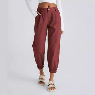 Casual Zipper Slant Pockets Casual Pants - Phosgene