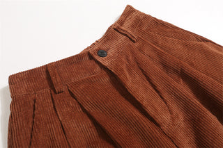 Fashion Personality Corduroy Loose Shorts Men Phosgene