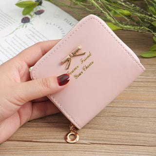 Women's Zipper Short Coin Purse Phosgene