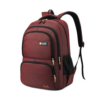 Backpack Men's Large Capacity Outdoor Casual Computer Business Schoolbag Junior High School Students - Phosgene