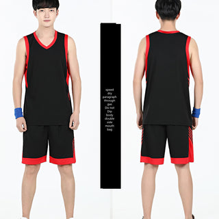 Basketball Sports Suit Men's Summer Casual Wear Sleeveless Thin Vest Running Suit Shorts Sportswear - Phosgene