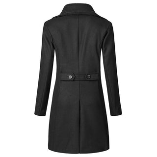 Double Breasted Mid-length Trench Coat Plus Size - Phosgene