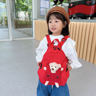 Cartoon Cute Little Bear Kindergarten School Bag - Phosgene