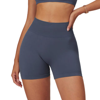 Seamless High Waist Yoga Shorts For Women Skinny Hip Raise - Phosgene