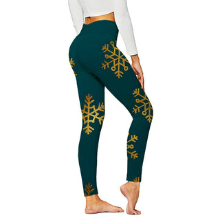 Christmas Pattern Yoga Pants Digital Printed - Phosgene