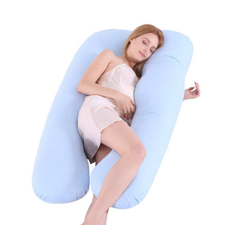 Summer Sleeping Support Pillow For Pregnant Women U Shape Maternity Pillows Pregnancy Ice Silk - Phosgene