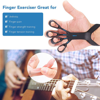 Silicone Grip Device Finger Exercise Stretcher Arthritis Hand Grip Trainer Strengthen Rehabilitation Training To Relieve Pain - Phosgene