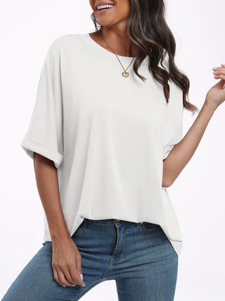 Women's Pullover Top Loose Short Sleeve - Phosgene