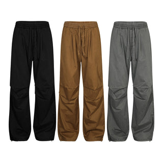 Pleated Paratrooper Casual Trousers For Men Phosgene