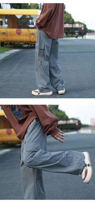 Men's Summer American Retro Loose Casual Pants Phosgene