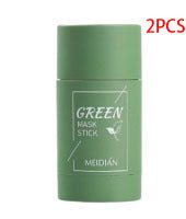 Cleansing Green Tea Mask Clay Stick Oil Control Anti-Acne Whitening Seaweed Mask Skin Care - Phosgene