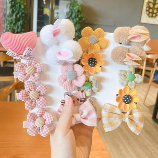 Children's Hair Accessories Net Red Hairpin Girls Bunny Hairpin - Phosgene