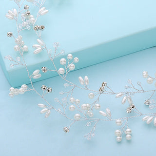 Wedding Hair Accessories Crystal Pearl Hair Accessories - Phosgene