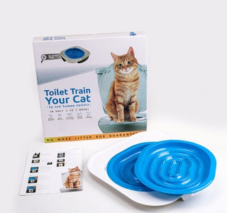 Pet Toilet Trainer catsCeaningTrainingToilet Supplies with Toilet Seat Lighting - Phosgene