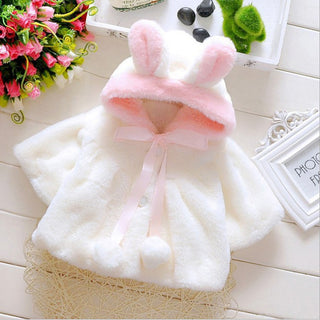 Samantha Rabbit Hood Coat - Phosgene