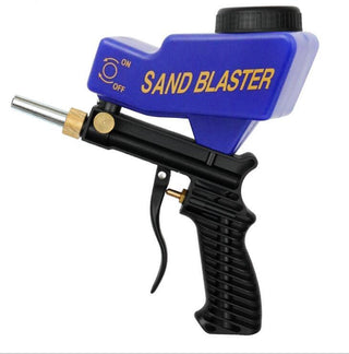 Portable gravity sandblasting gun pneumatic sandblasting set small rust sandblasting device sand blasting machine - Phosgene