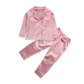 Pure Color Children's Bathrobe Casual Fashion Suit - Phosgene