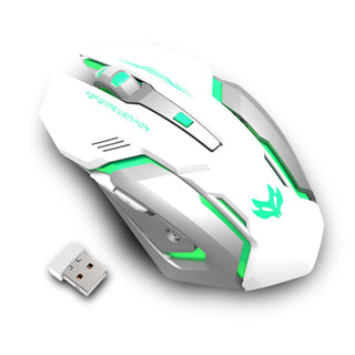 Wireless Charging Silent Gaming Mouse Machinery - Phosgene