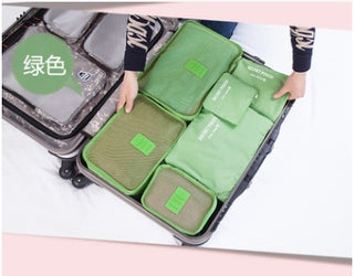 Durable Waterproof Nylon Packing Cube Travel Organizer Bag - Phosgene