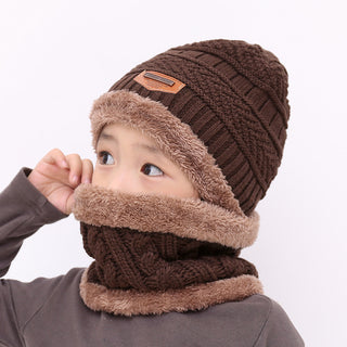 Warm knitted hat children's cap - Phosgene