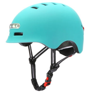 Skateboard Cycling Electric Vehicle Lighting Warning Smart Light Safety Sports Helmet - Phosgene