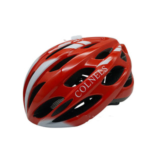 Bicycle helmet with taillight warning light glowing insect screen - Phosgene