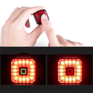 GIYO Bicycle Smart Brake Charging Glare Taillight - Phosgene