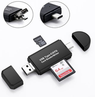 Smart Three-In-One Multi-Function Card Reader - Phosgene