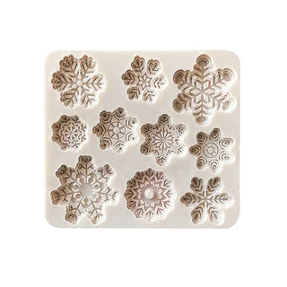 Christmas snowflake silicone mold - Phosgene