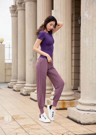 Loose letter track pants - Phosgene