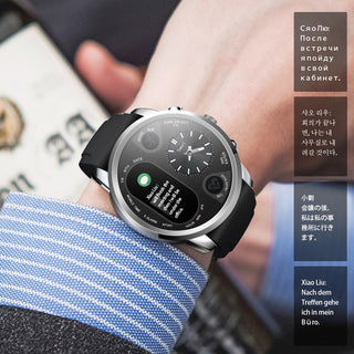 Smart watch with dual time zone display Phosgene