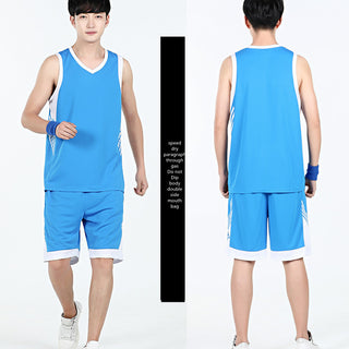 Basketball Sports Suit Men's Summer Casual Wear Sleeveless Thin Vest Running Suit Shorts Sportswear - Phosgene