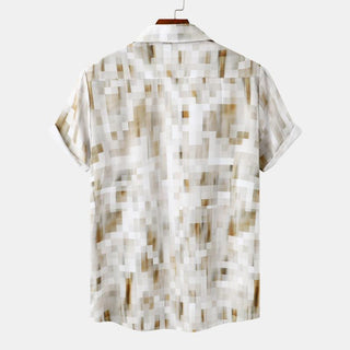 Hawaiian Short Sleeve Printed Men's Shirt Phosgene