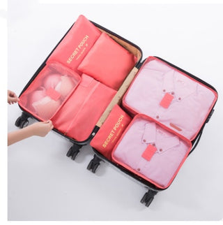 Durable Waterproof Nylon Packing Cube Travel Organizer Bag - Phosgene