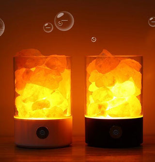 USB Crystal Light Himalayan Salt LED Lamp - Phosgene