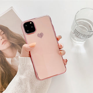 Luxury plating love phone case - Phosgene