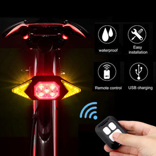 USB rechargeable bicycle turn signal - Phosgene