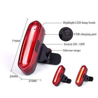 Two-color bicycle tail light - Phosgene