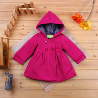 Kiethleen Winter Coat | Winter new little girl child Korean version of the baby wear warm coat hooded jacket 3 colors - Phosgene