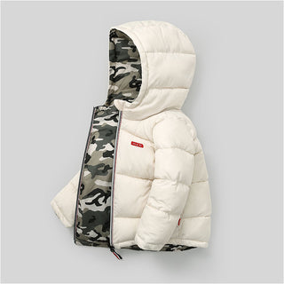 Middle And Small Children Wear Double-sided Padded Winter Jackets - Phosgene