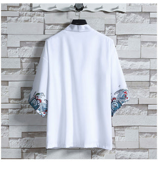 Printed Casual Sleeve Loose Top Phosgene