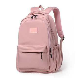 Fashion Oxford Backpack Waterproof Large Capacity Junior High School Students Schoolbag Girls Solid Campus Travel Bags Women Phosgene