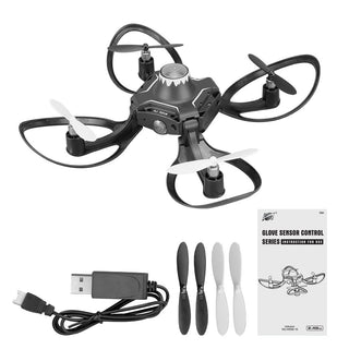 Folding Drone Gesture Control Aerial Photography Four-axis Body Sense Gravity Induction Remote Contro - Phosgene