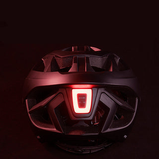 Bicycle Helmet LED Light Rechargeable Intergrally-molded Cycling Helmet Mountain Road Bike Helmet Sport Safe Hat - Phosgene