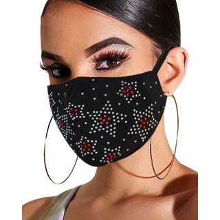 Spring and Summer New Hot Rhinestone Jewelry Masks - Phosgene